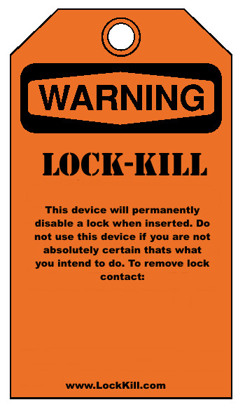 LOCKKILL - disable any lock for safety. Secure Digital Keypads for good.