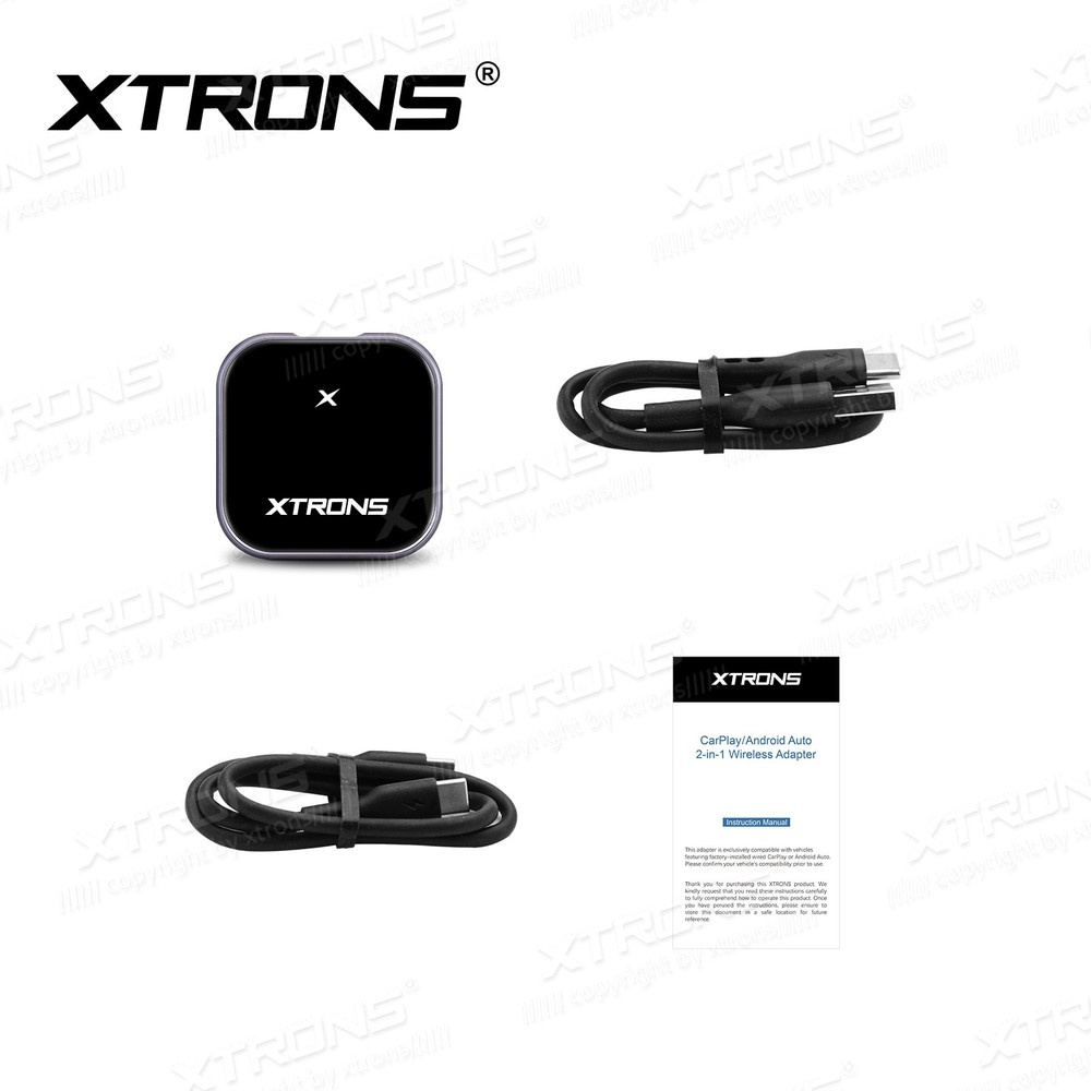 XTRONS Wireless CarPlay Android Auto Plug&Play for Factory CarPlay Android Auto
