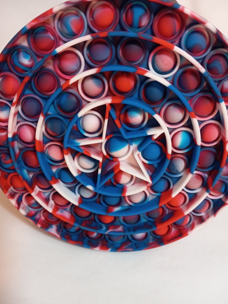 Marvel Bubble Pop It Game Captain Americas Shield