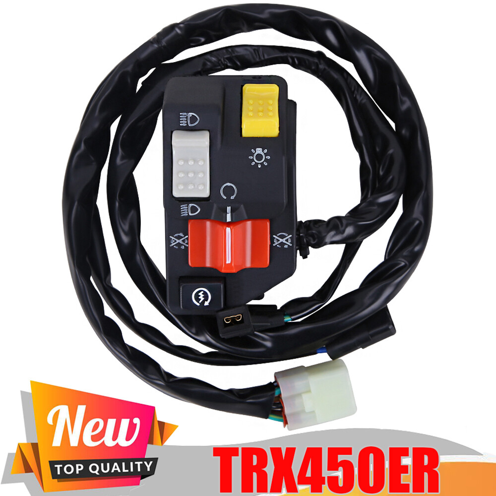 For 2006-2014 Honda TRX450ER Left Handlebar Headlight Light Kill Control Switch