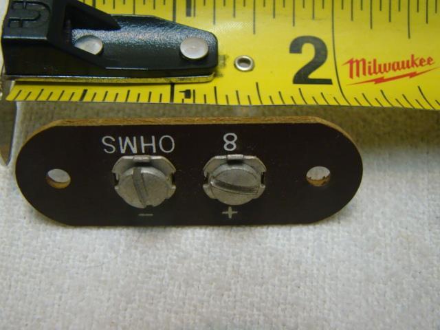 PHENOLIC SPEAKER TERMINAL STRIP 2 SCREWS (pair)