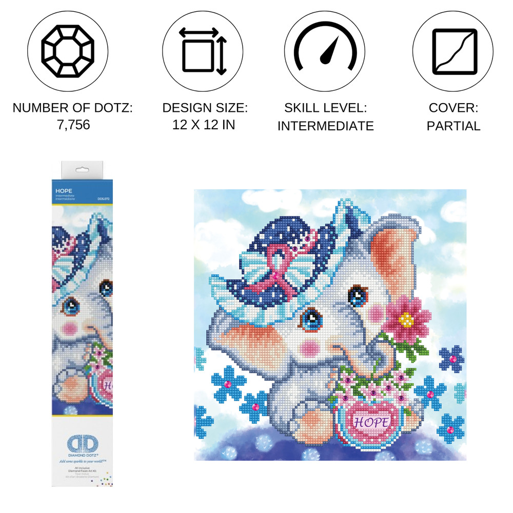 Diamond Dotz Hope Diamond Painting Kit