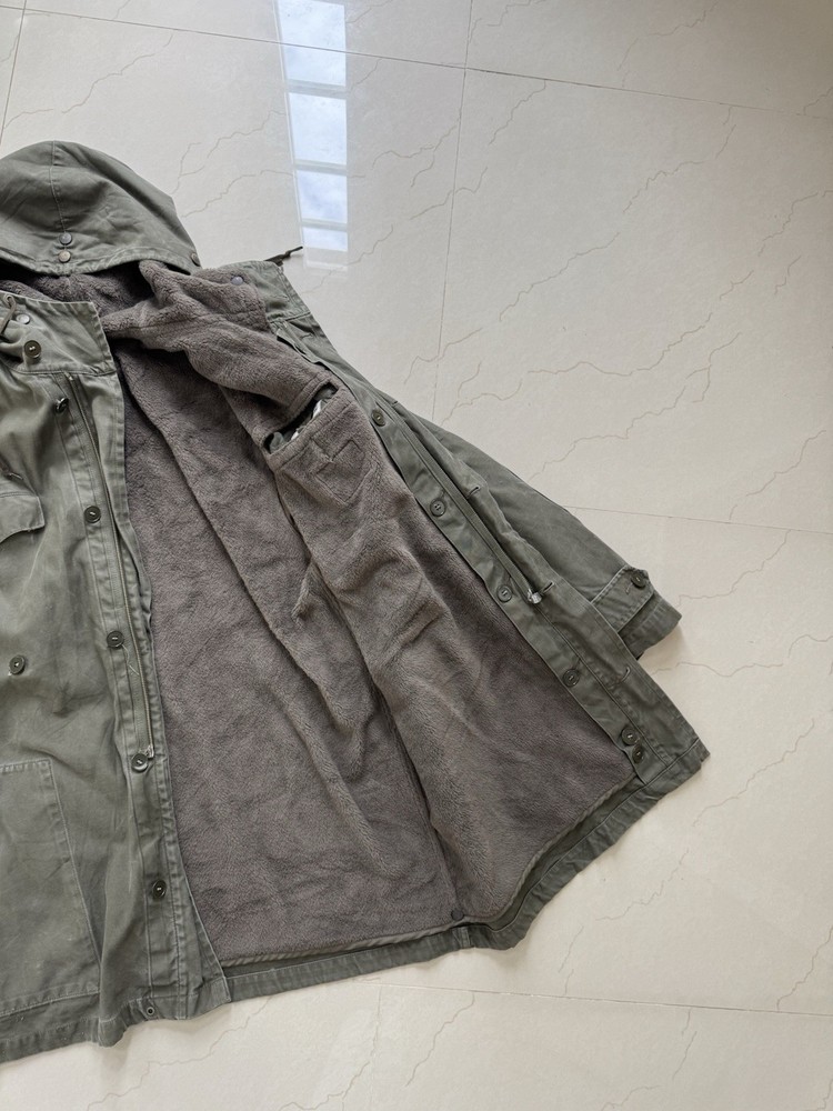 German Army Olive Drab Lined Parka Vtg 70s