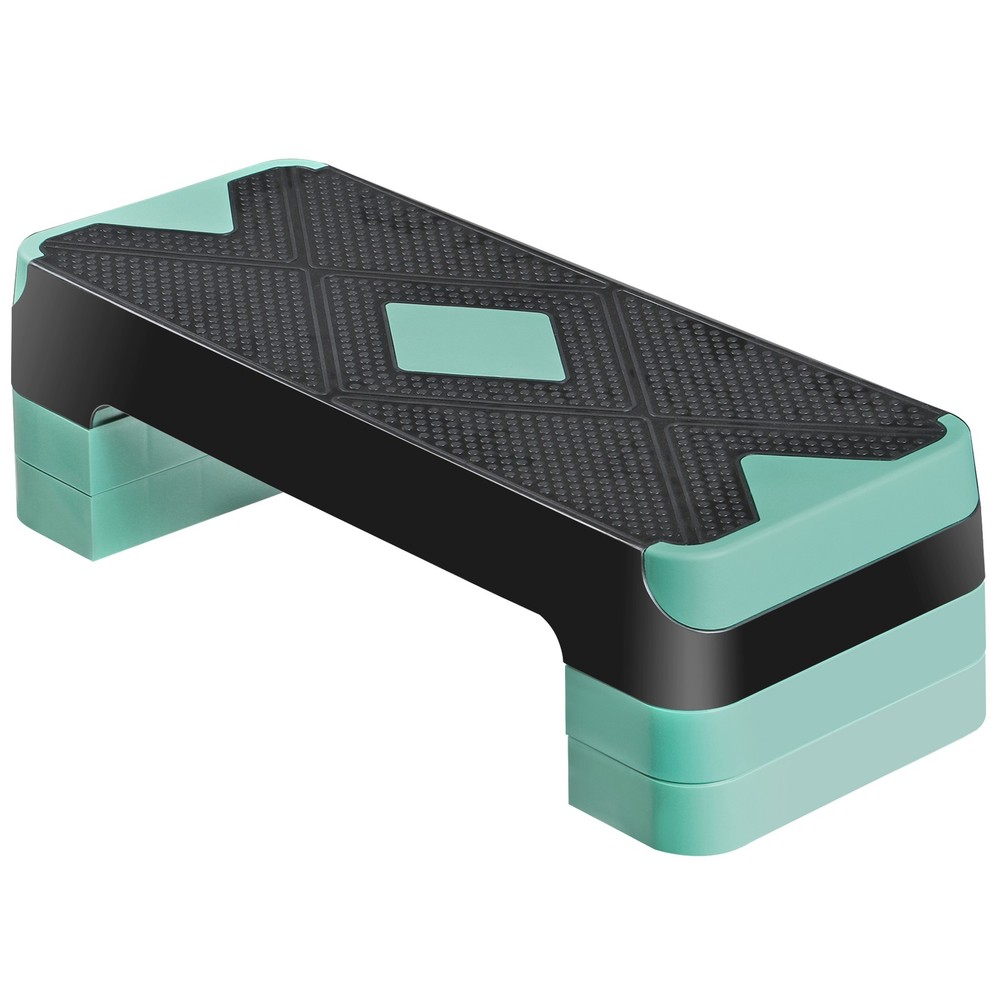 Adjustable Workout Stepper Aerobic Exercise Step Platform for Gym 4 Colors