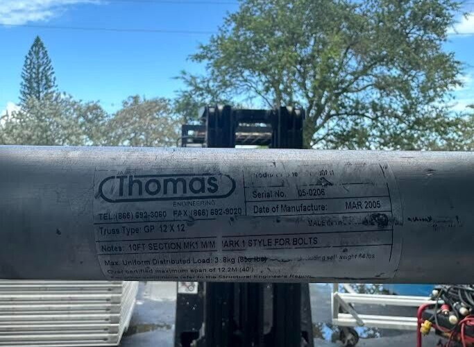 Thomas Engineering 10 Ft Truss #484 (One) THS