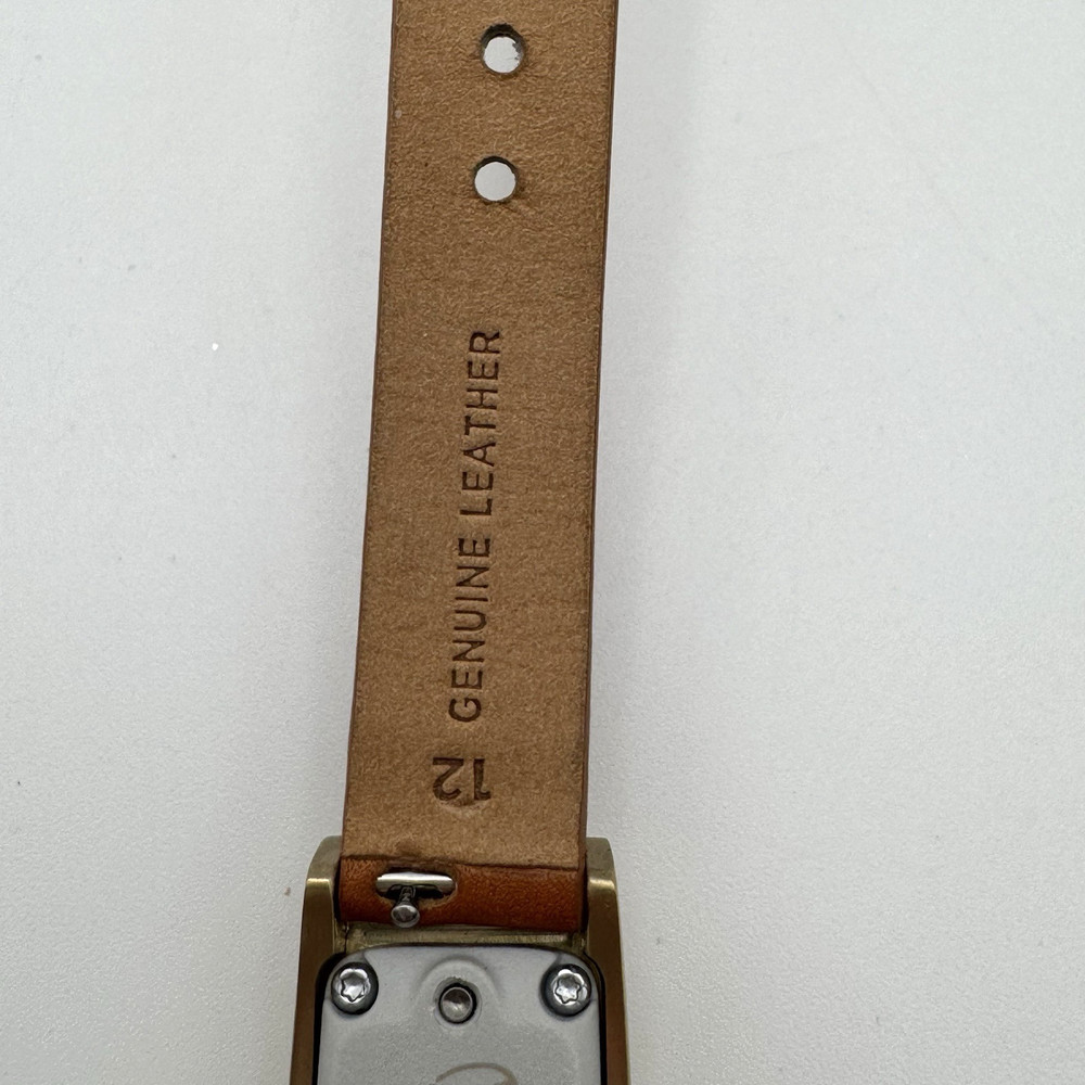 Fossil Q Dreamer Activity Tracker Gold Tone NDJ1 Leather Band Intel Count Steps