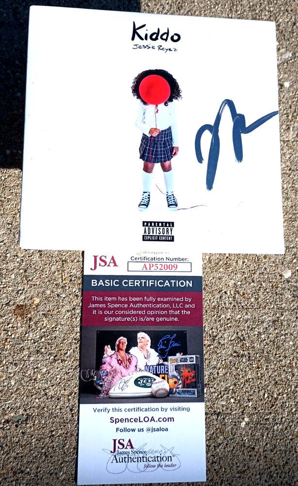 JESSIE REYEZ SIGNED Kiddo CD JSA COA