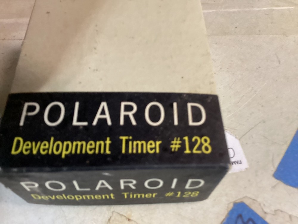 Vintage Polaroid Development timer #128 Original Packaging & light meter 625 gc