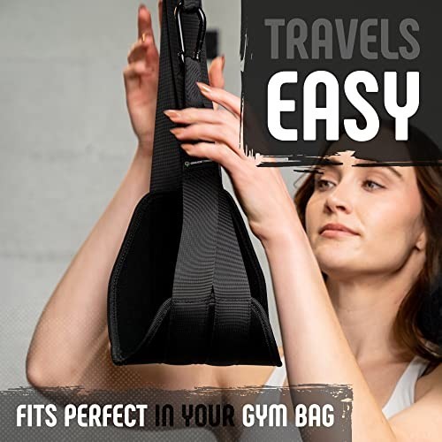 Hanging Ab Straps 2 Pack - Pull Up Straps, Ab Sling for Core Workout & Strength