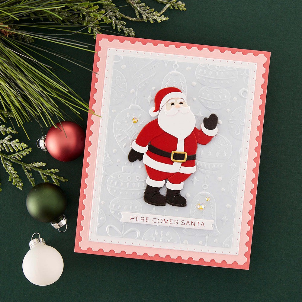 Spellbinders Etched Dies - Santa's Here!, S4-1289