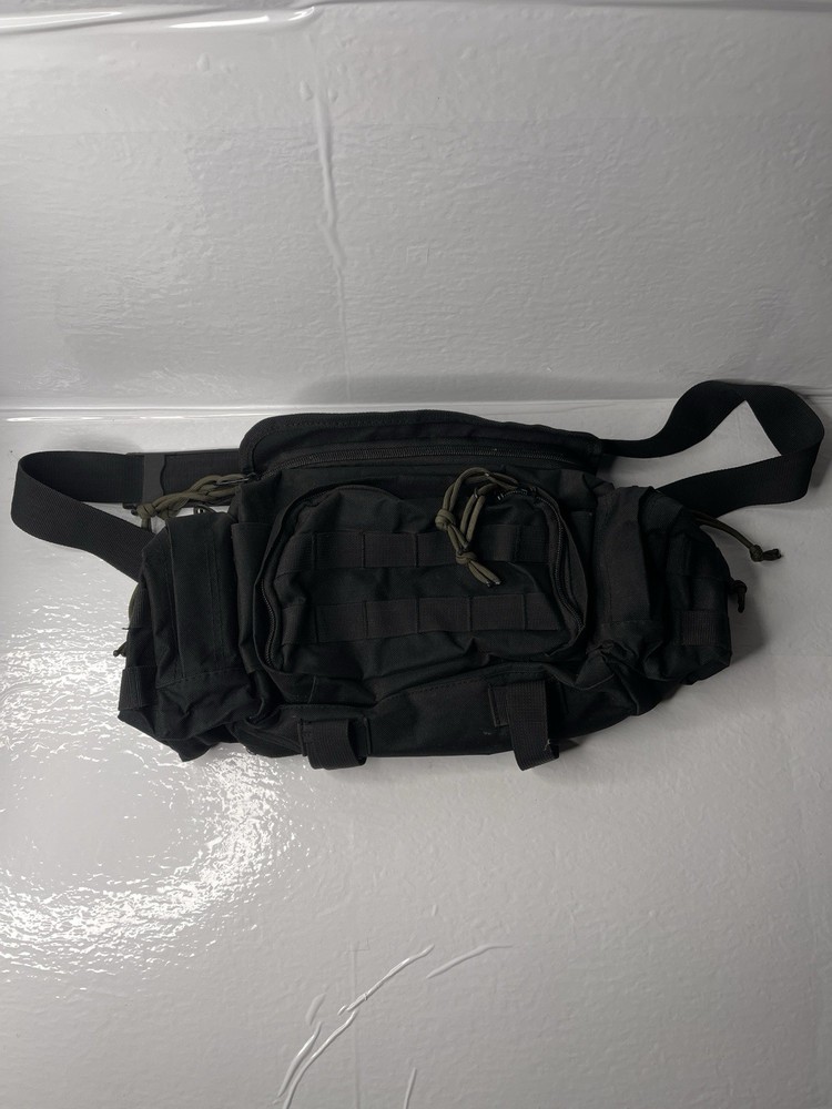 Condition 1 Black Tactical Deployment Bag W/ Carrying Strap