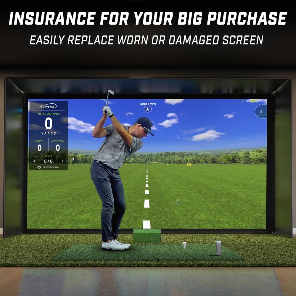 GoSports 14x8 Golf Simulator Enclosure Replacement Screen (Read Description)