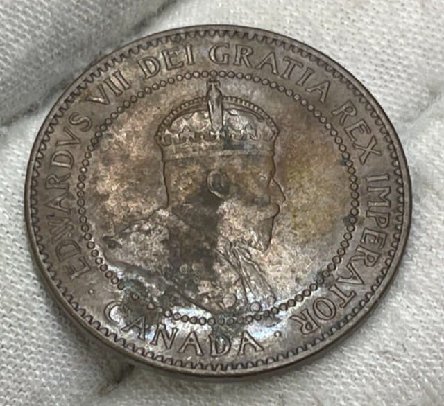 1906 Canada One Cent Coin Excellent Condition