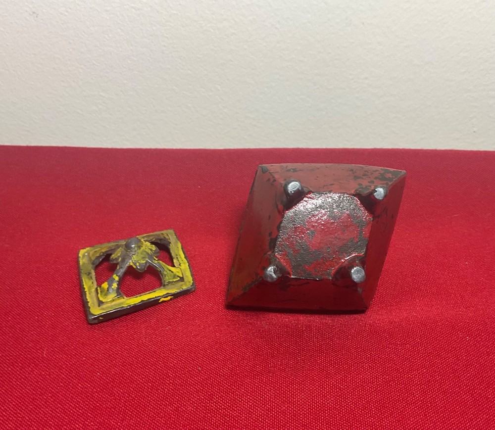 Antique Diamond Shaped Incense Burner 3-1/2"