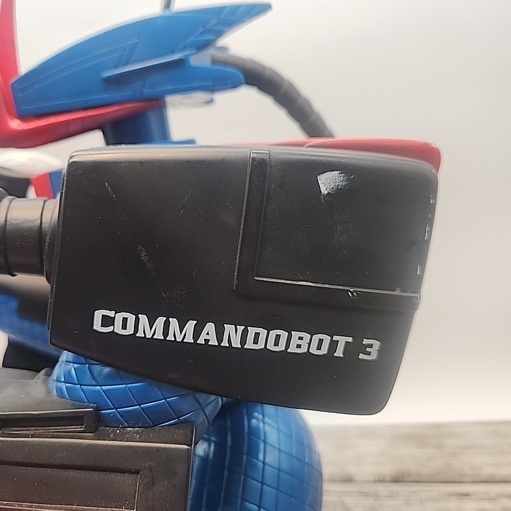 Commandobot 3 Remote Control Robot Untested, No Remote [D6]