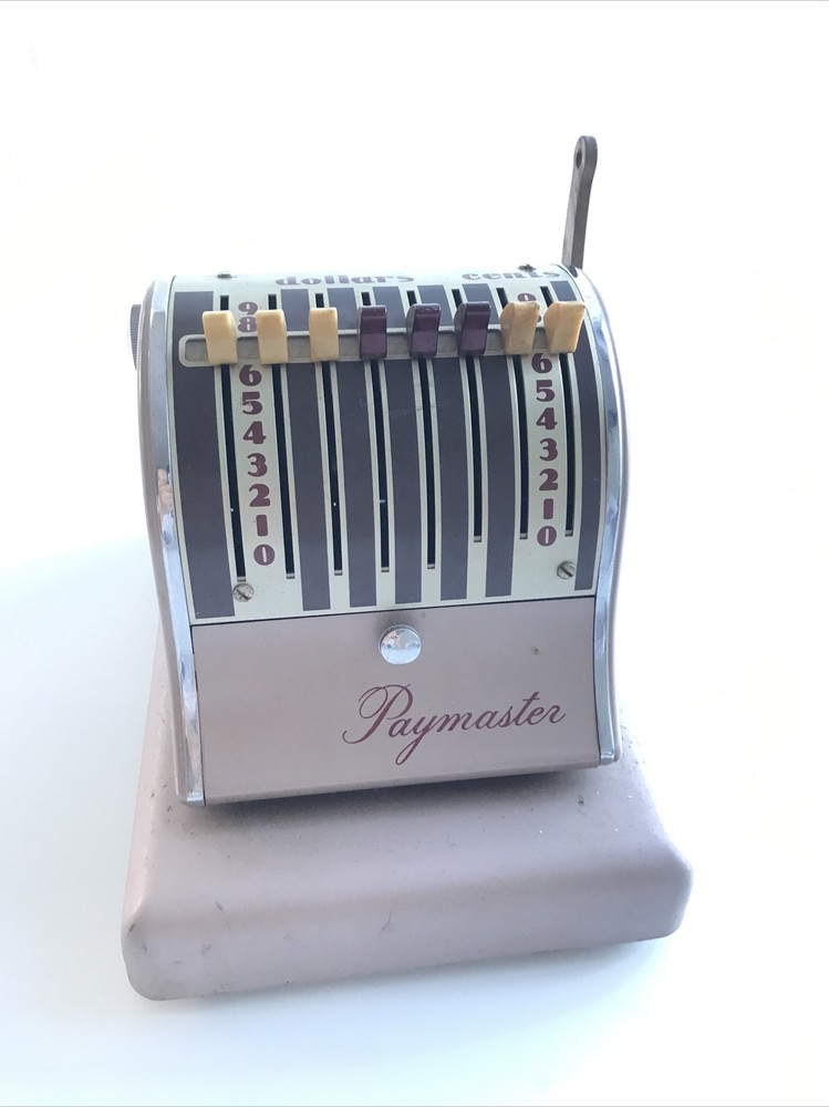 Paymaster antique vintage Check Writer
