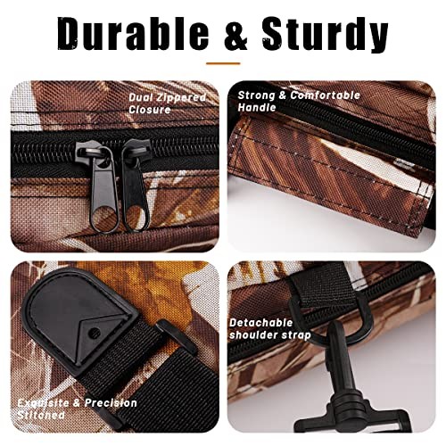 Compound Bow Case Soft Light-Weight Bow Bag with Arrow 37in Inside Length Camo