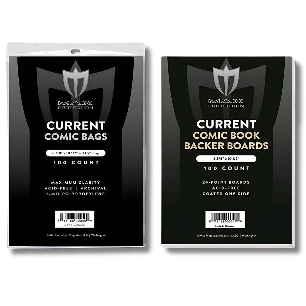 Max Protection Current comic bags and boards