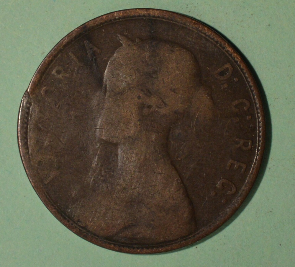 Newfoundland 1873 -- large cent - Inv# A-31