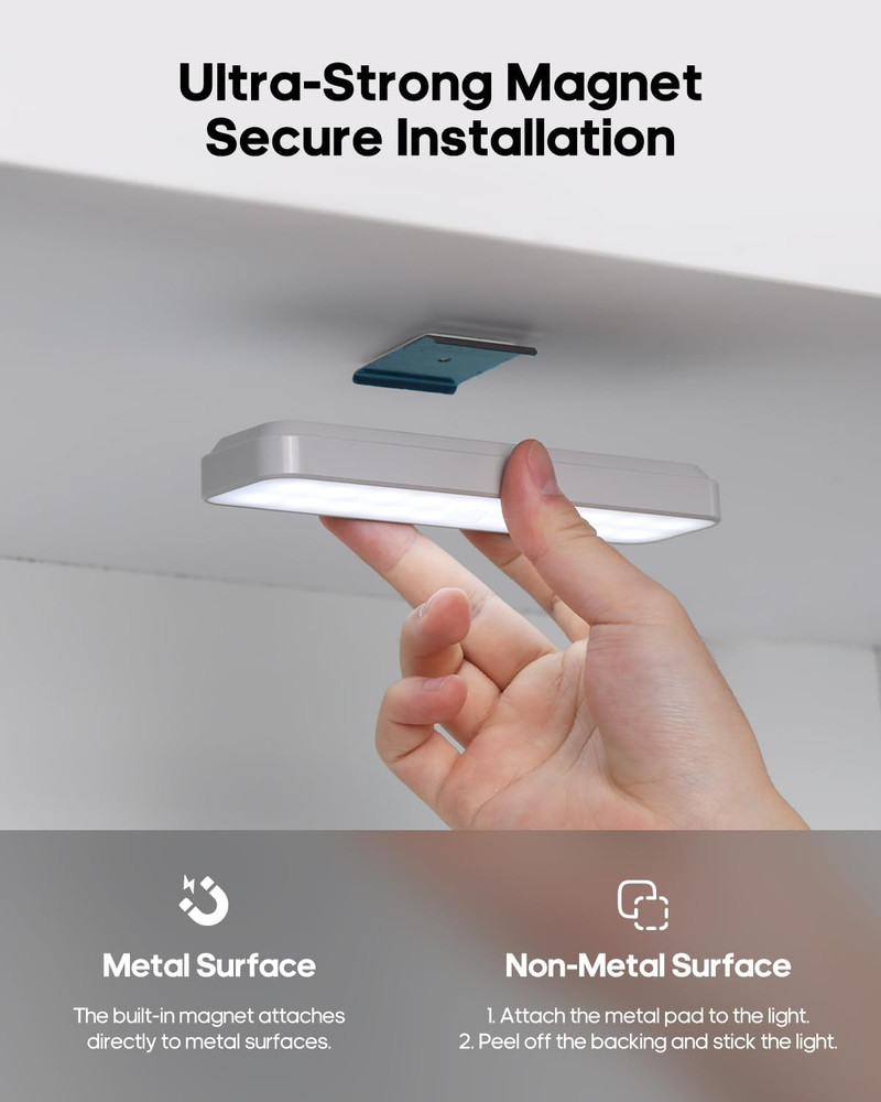 Dimmable LED Under Cabinet Lights with Motion Sensor and Remote Control