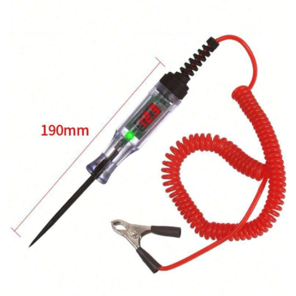 Digital Voltage Circuit Tester 6-24V Test Light Car Automobile Diagnostic Tools