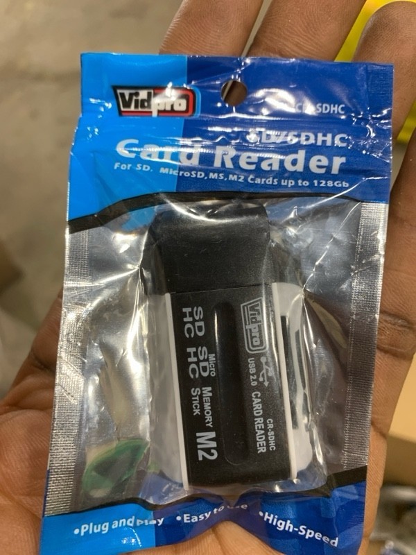 SD, SDHC, MicroSD USB 2.0 High Speed Memory Card Reader