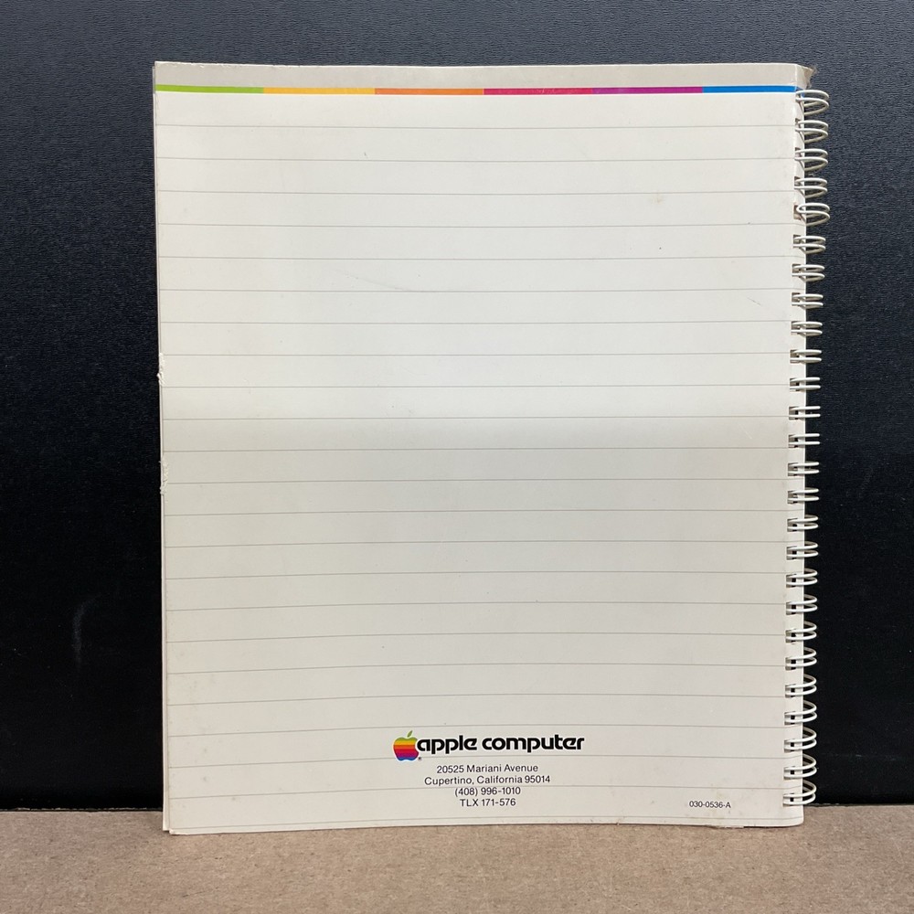 Apple Macintosh DOS Programmers Manual For II II+ IIe Vintage Computing