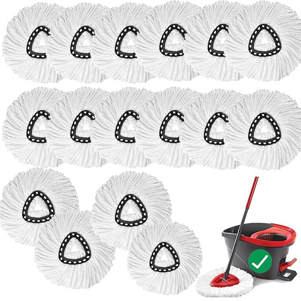 Replacement Microfiber Mop Head Easy Clean Wring Refill For O-Cedar Spin Mop