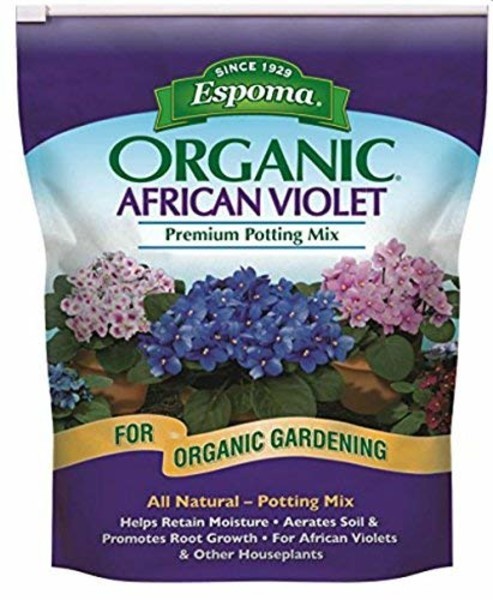 Espoma Organic African Violet Potting Soil, 4-Quart