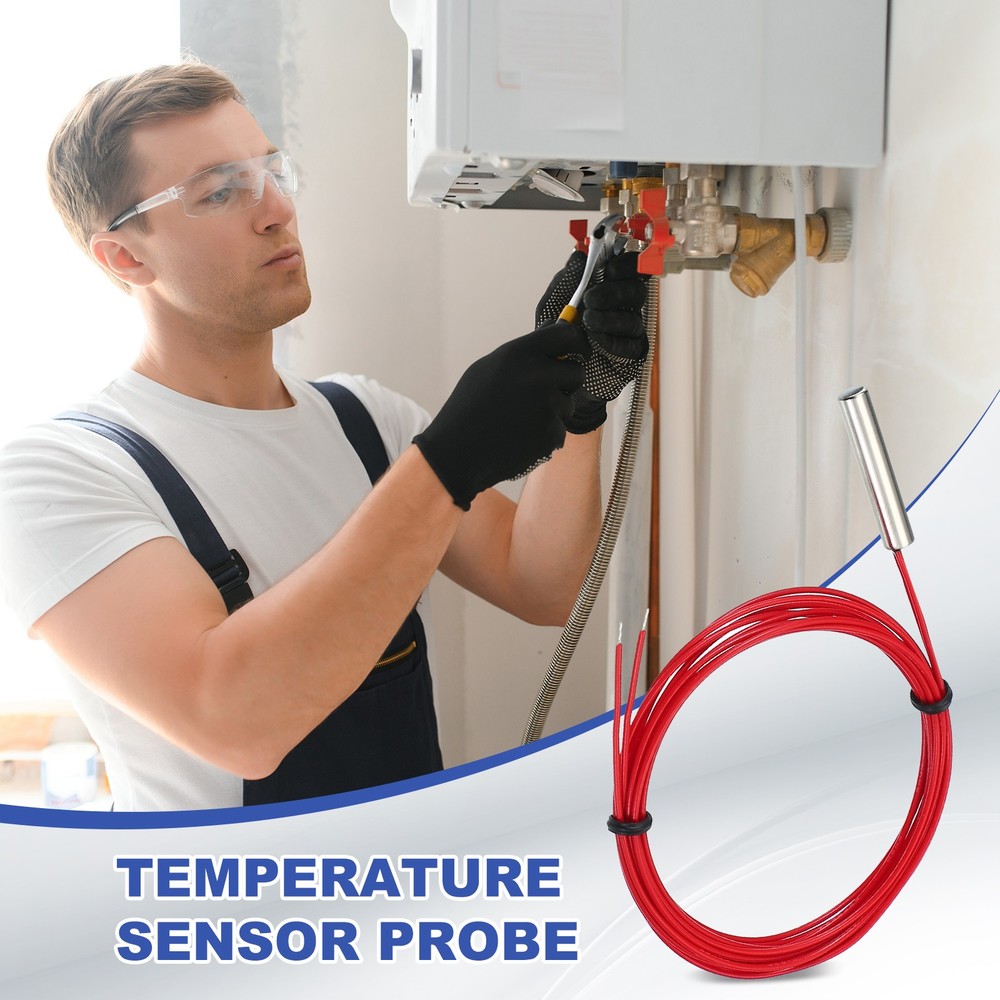 NTC Temperature Sensor, 20K 39 Inch 3950 1% Copper Temperature Sensor Probe
