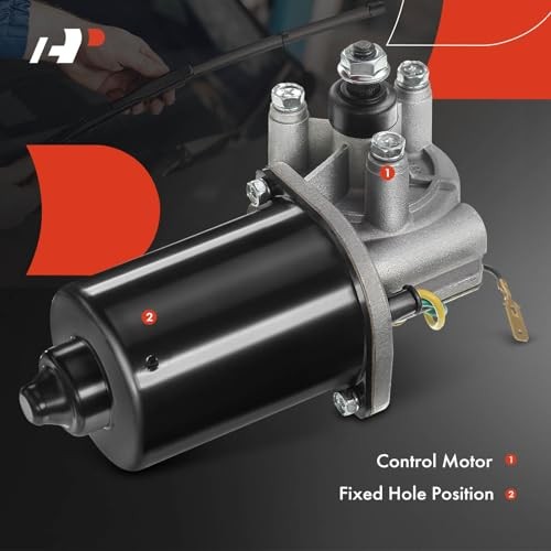 Front Windshield Wiper Motor Compatible with Dodge Ram 1500 1998-2002, Ram