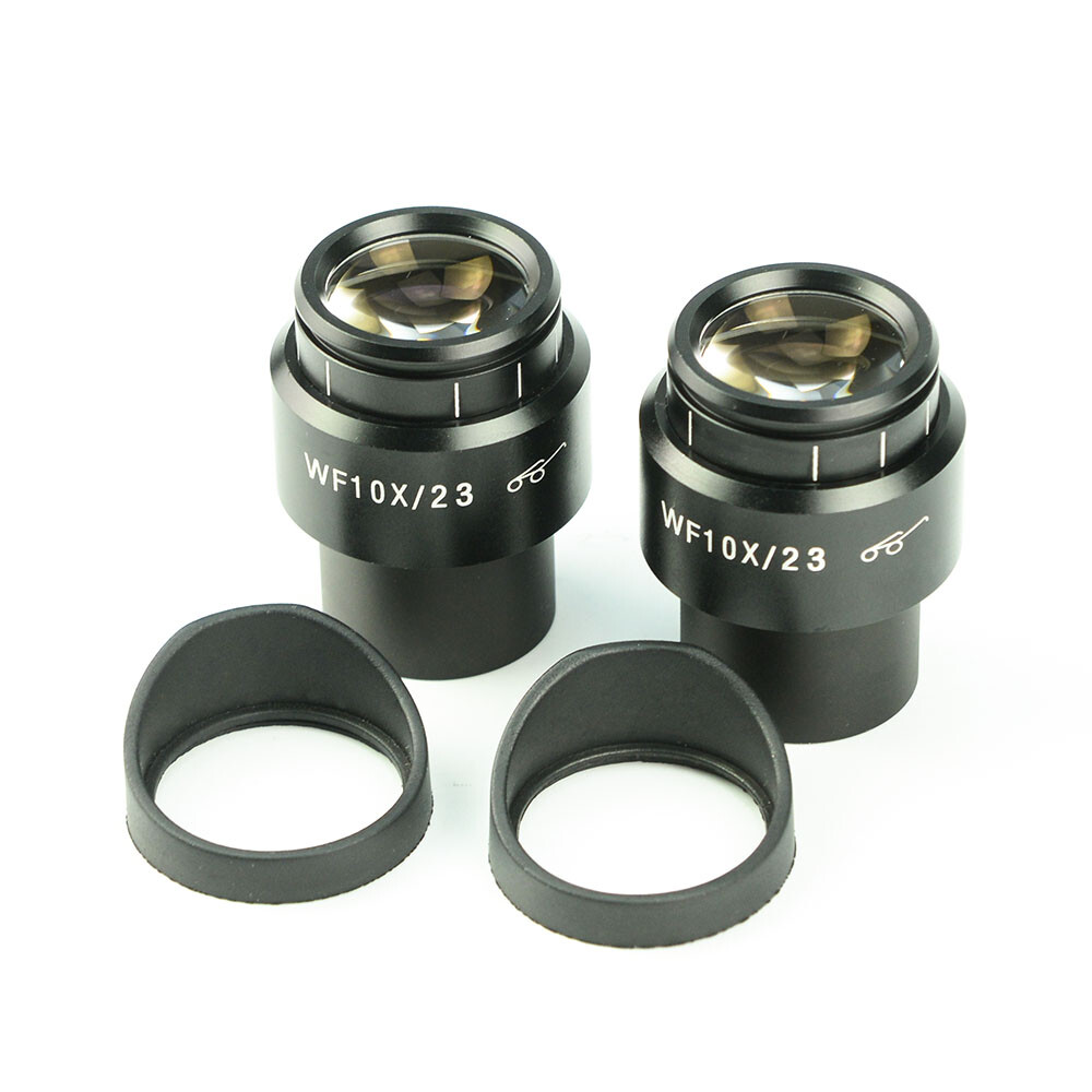 10X Microscope Eyepiece 30mm High Eyepoint Ocular Diopter Adjustable Wide Field