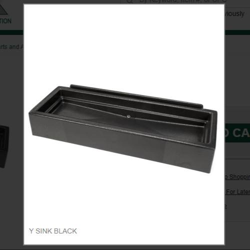 Y SINK BLACK  #1011447-09