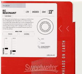 Evans EC Resonant Head - 13" - Clear