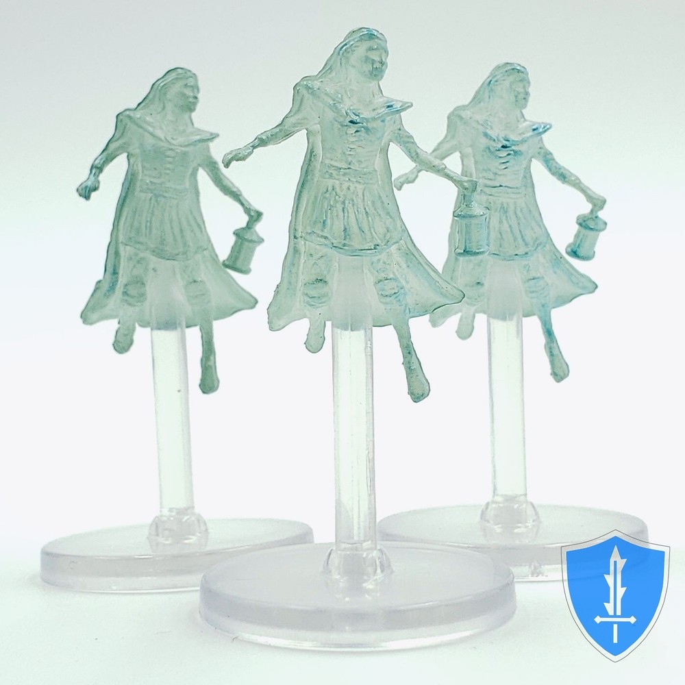 Ghost x3 - Monster Menagerie #19 D&D Miniature