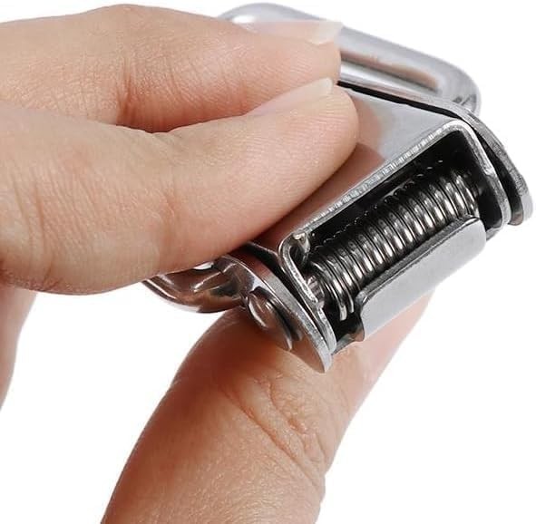 Latch, Stainless Steel Spring Loaded Toggle Latch,With locking hole, Silver Catc