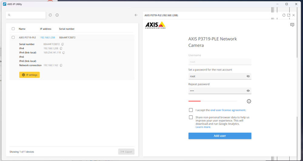 Axis P3719-PLE 15MP 4 Sensor 360 Degree Network Camera 01500-001 [CTD]