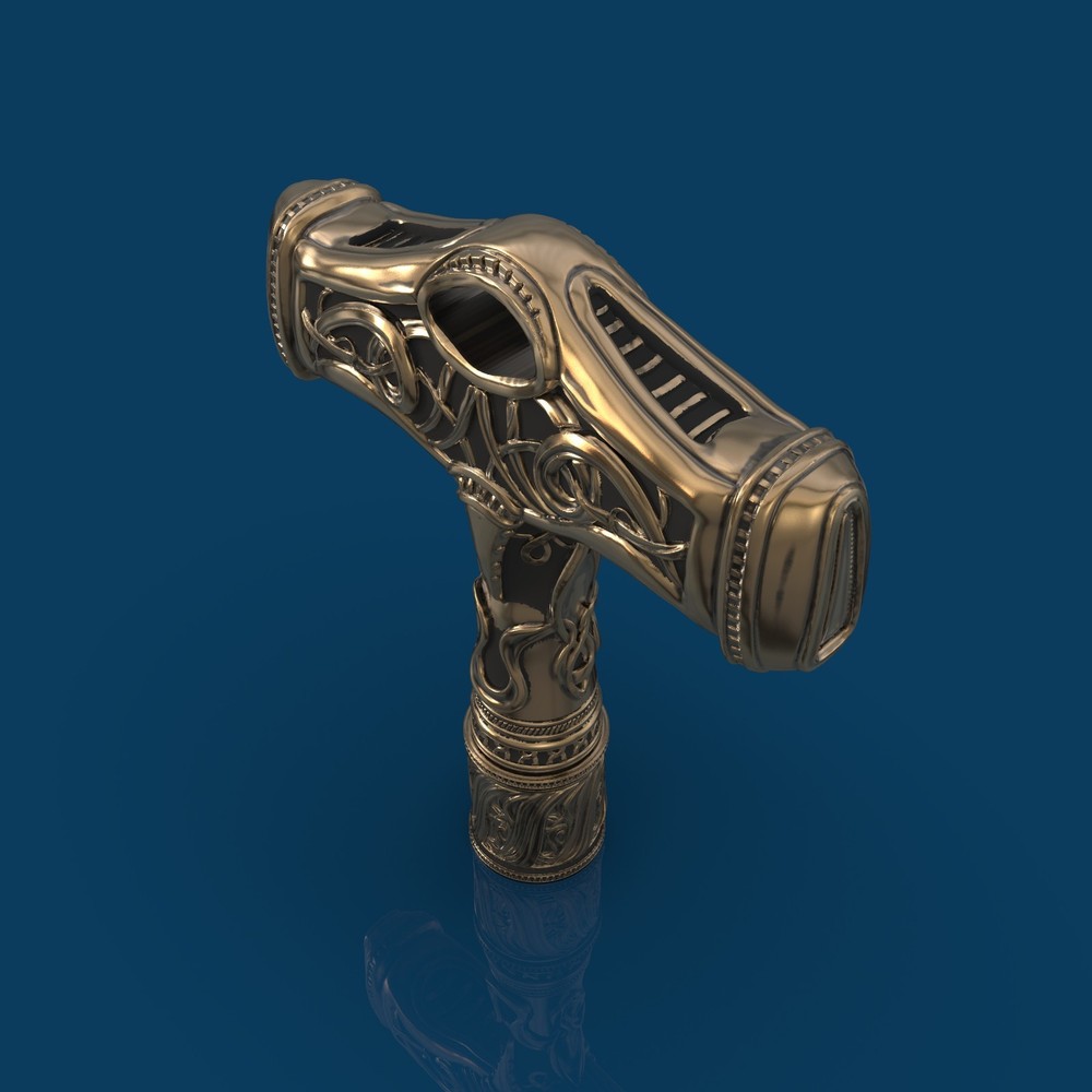 Mjolnir - Thor's Hammer - Solid Bronze Drum Key