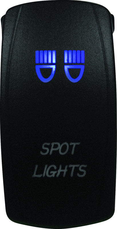 DragonFire Racing Lighted Switch Spot Light On/Off Blue