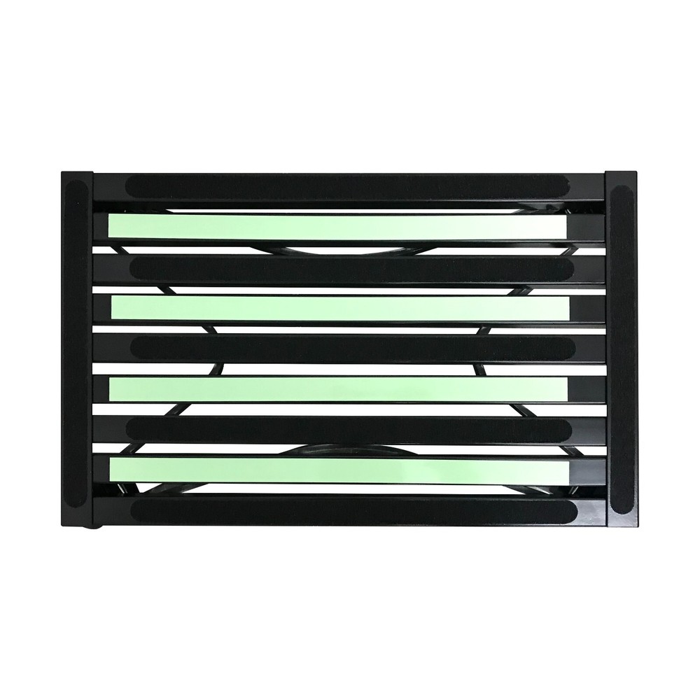 Caravan RV Lightweight Compact ILLUMINATING Folding Platform Step 22cm Height