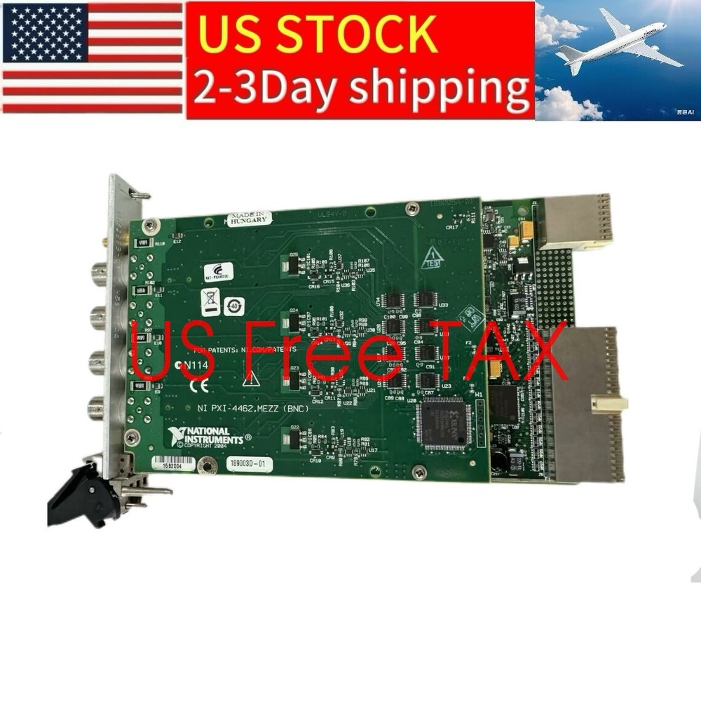 National Instruments PXI-4462 Sound and Vibration Module 100% testing completed