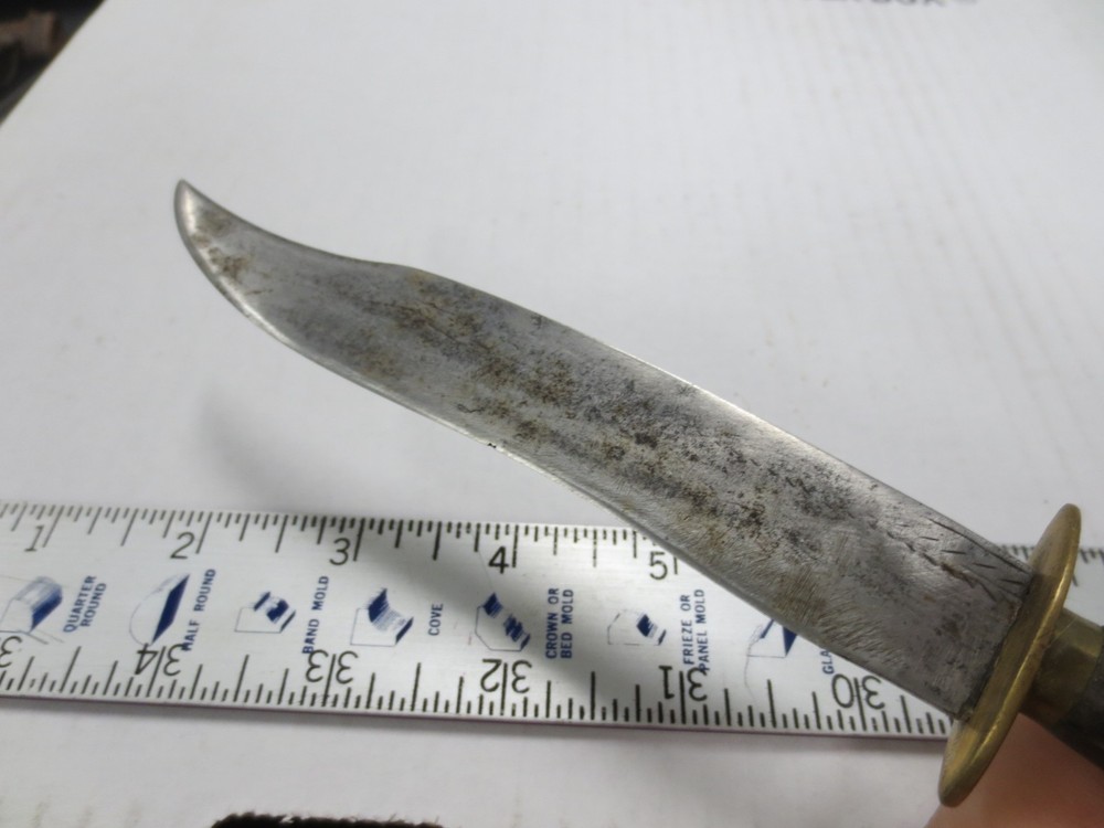 Vintage Handmade Fixed Blade Knife 5 1/2" Blade