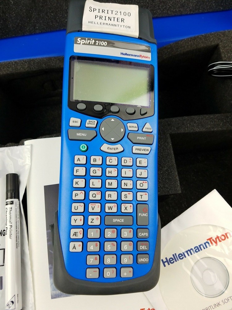 Hellermann Tyton HT2100 Handheld Portable Printer with Case
