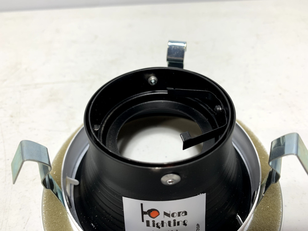 Nora NL411 Two-Toned 4" Adjustable Stepped Baffle Ring