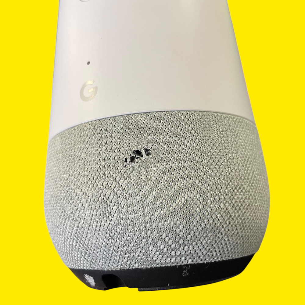 White Google Assistant Google Home Smart Speaker ONLY #1111 Z37/2