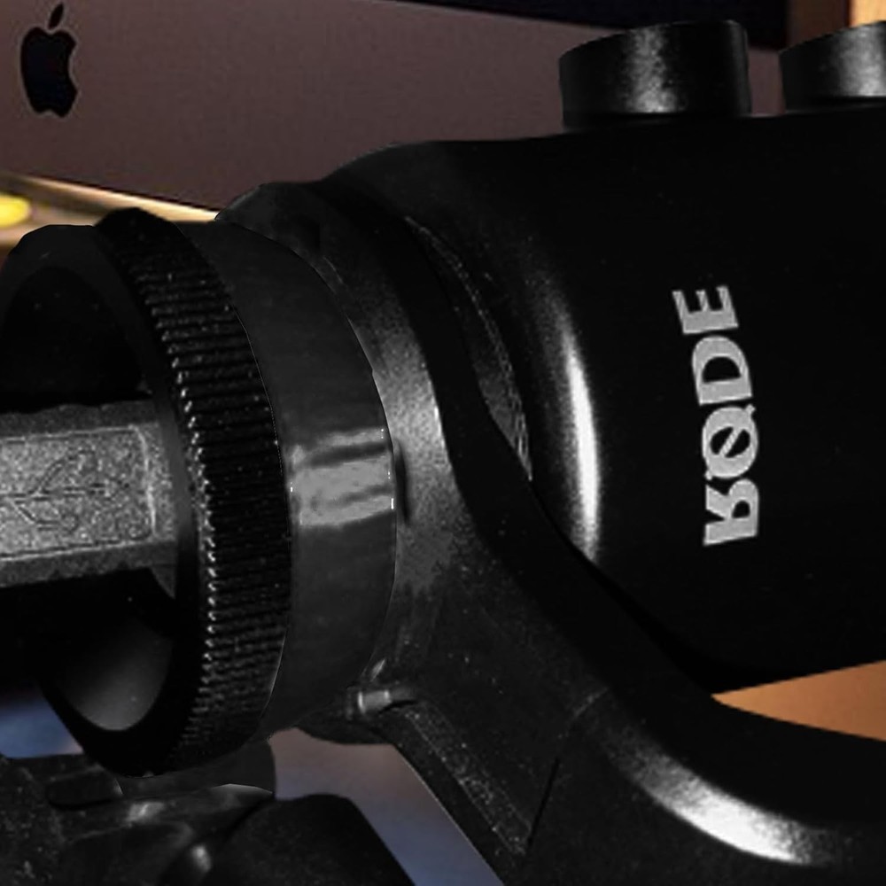 Rode NT-USB Microphone Mount Adapter: Durable Plastic, Easy Install with Ring
