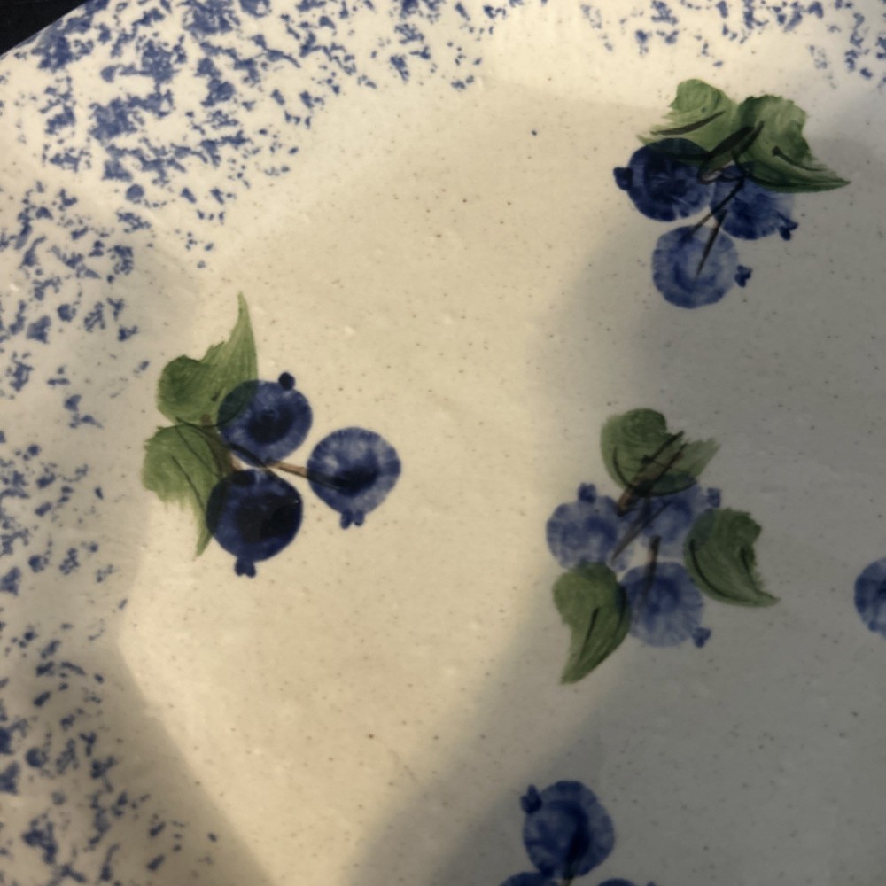 Antique Ironstone Spongeware