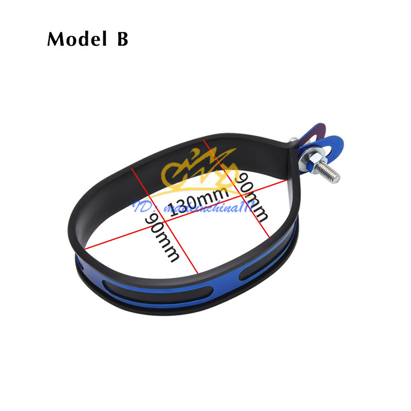 Universal Exhaust Clamp Motorcycle Pipe Muffler Hanger Strap Mounting Bracket