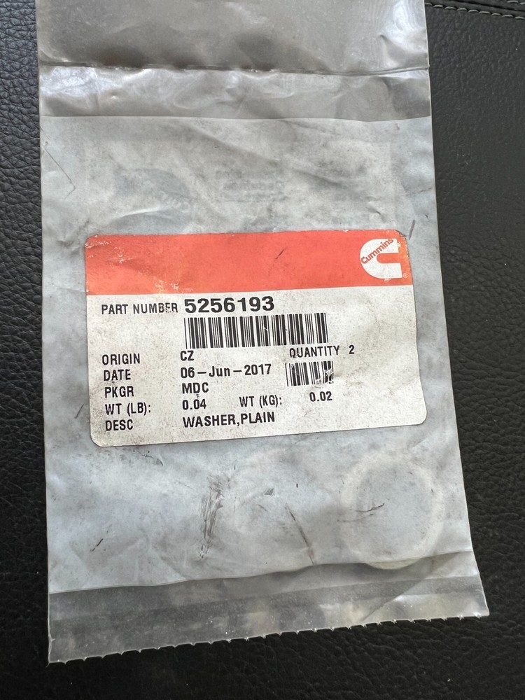 GENUINE OEM Cummins Spring Washer 5256193