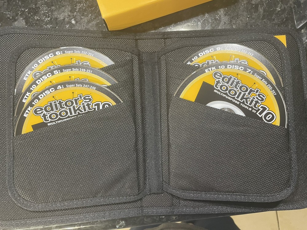 Editor's Toolkit 10 Multipurpose Tools III DVD Set Digital Juice Preowned